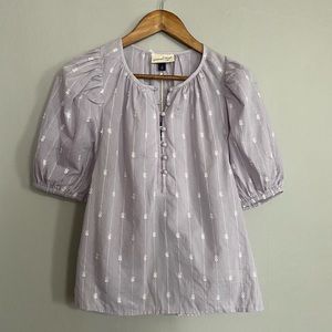 NWT XS Universal Thread Puffy Sleeve Blouse